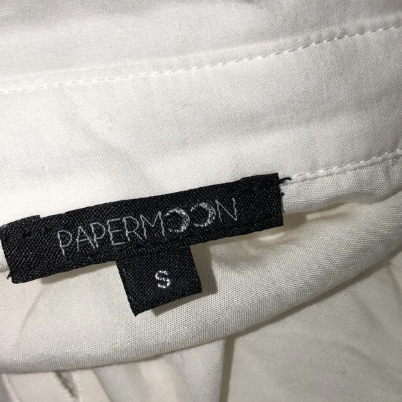 Papermoon size small white eyelet dress - Picture 5 of 5